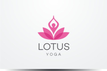 Lotus Yoga logo design Screenshot 1