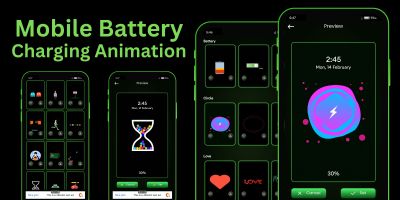 Mobile Battery Charging Animation AdMob Android