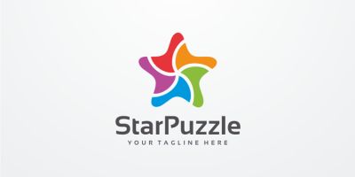 Star Puzzle Logo