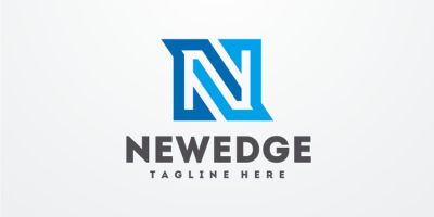 New edge - Letter N logo