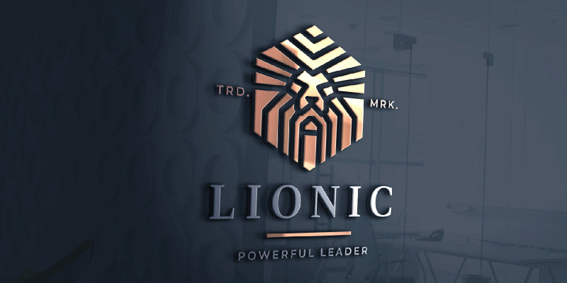 Lionic Lion Head Logo