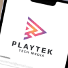 Playtek Media Play Logo