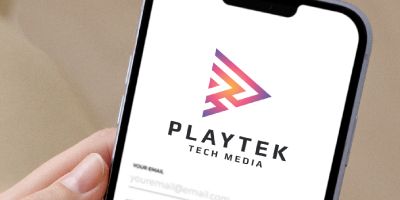 Playtek Media Play Logo