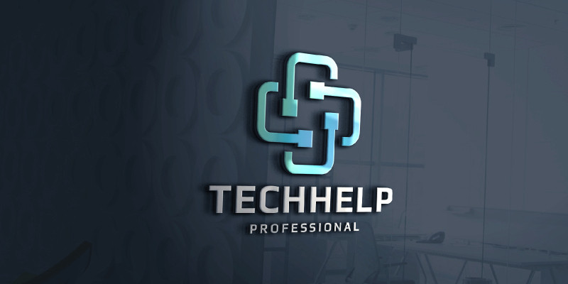 Tech Help Professional Logo