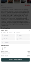 Car Rental App UI Kit - React Native Template Screenshot 17