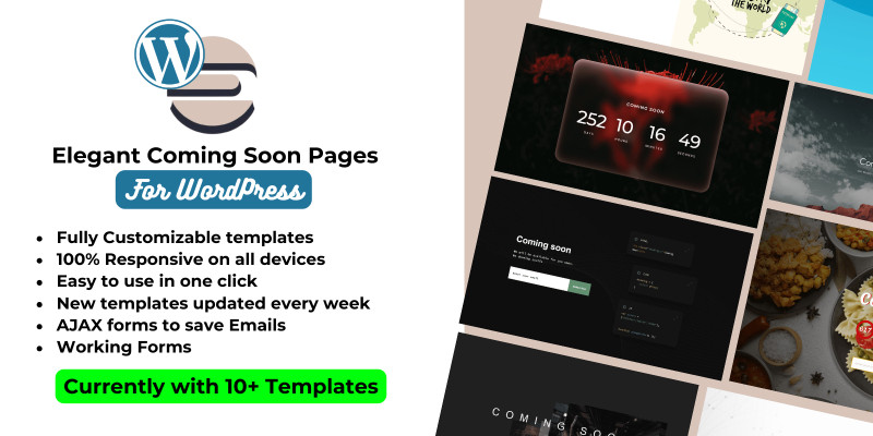 ECSP - Elegant Coming Soon Pages For WordPress