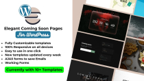 ECSP - Elegant Coming Soon Pages For WordPress Screenshot 1