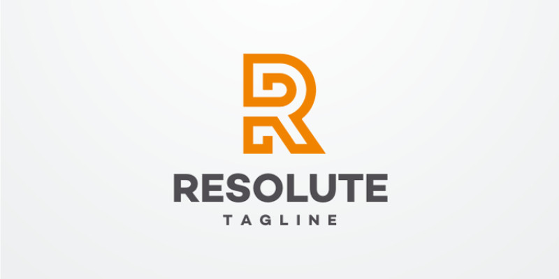 Resolute - Letter R Logo