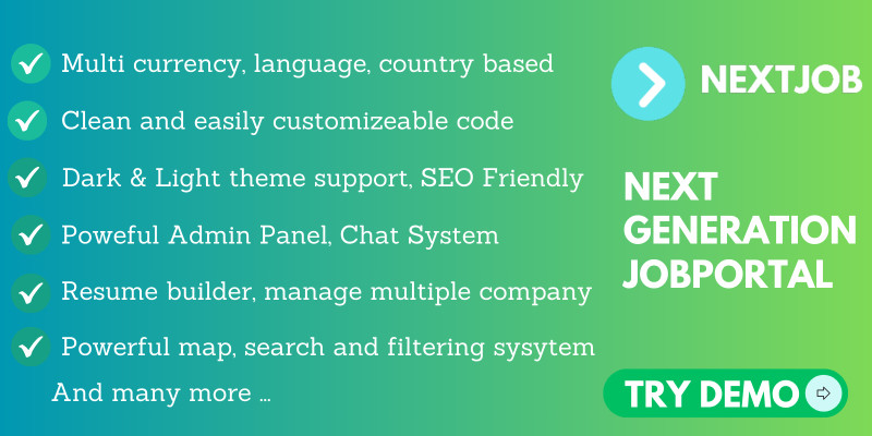 NextJob - Laravel Vue Job Board - Job Portal