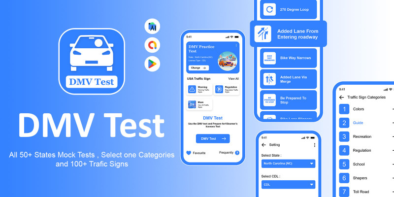 USA DMV Driving Test - Android