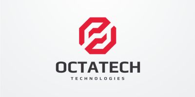 Octa tech - Octagon Logo 