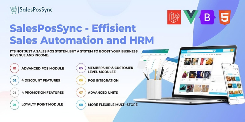 SalesPosSync - Effisient Sales Automation and HRM