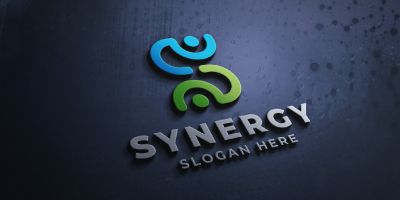 Letter S - Synergy  Logo