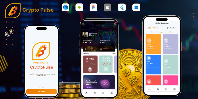 Flutter Crypto Pulse Tracker  For Cryptocurrency 
