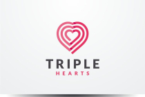 Triple Hearts Logo Screenshot 1