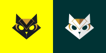 Geometric Cat Logo Screenshot 1