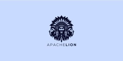 Apache Lion Logo