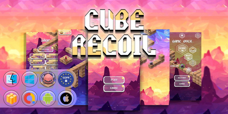 Cube Recoil - Buildbox Template