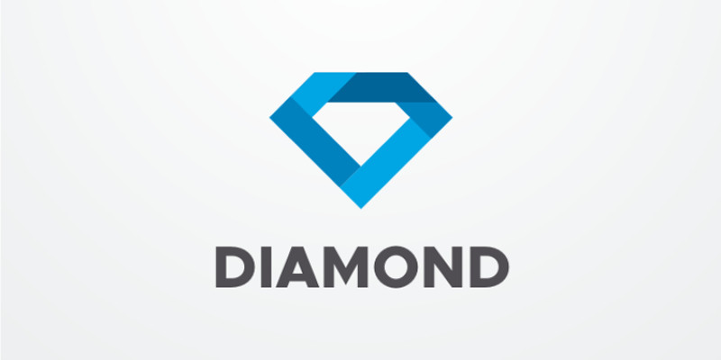 Diamond Geometric Logo