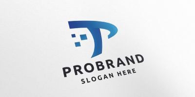 Professional Pro Brand Letter P Logo