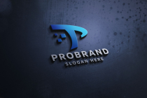 Professional Pro Brand Letter P Logo Screenshot 1