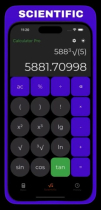 Basic and Scientific Calculator Flutter App Screenshot 2