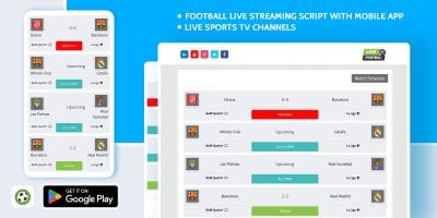 Live Football Streaming Script