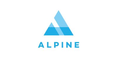 Alpine - Abstract Letter A Logo