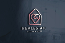 Real Estate Love Logo Screenshot 3