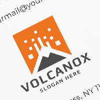 Volcanox Letter V Logo