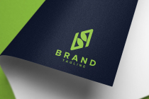 BQ Letter Leaf Logo Design Template Screenshot 2