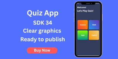 Quiz App - Android Template