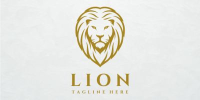 Lion Head  Logo