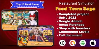 Food Town Saga – Unity – Admob
