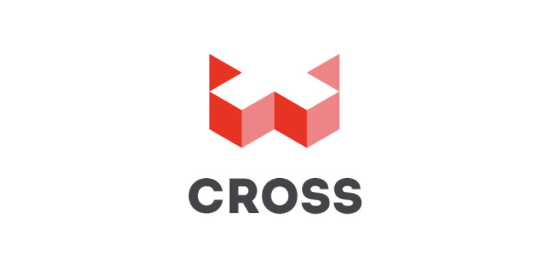 Cross Letter X Logo