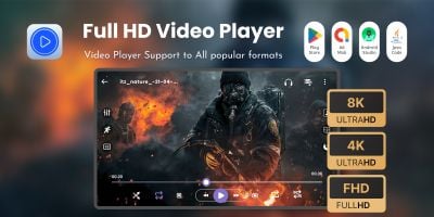 Full HD Video Player - Android App Template