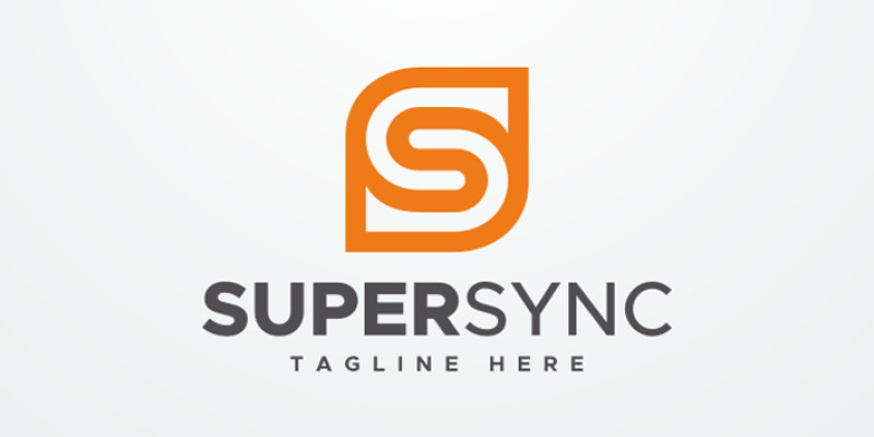 Super Sync  - Letter S Logo