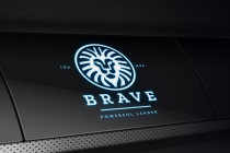 Brave Lion Head Logo Screenshot 1