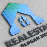 Blue Real Estate Logo