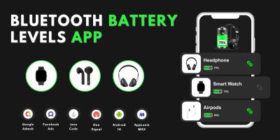 Bluetooth Battery Levels App AdMob Ads Android