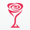 Rose Wine Vector Logo Template