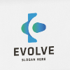 Evolve Letter E Logo