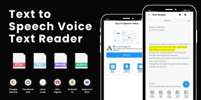 Text to Speech Voice Text Reader AdMob Ads Android