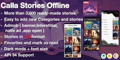 Calla English Stories Offline  - Android Studio