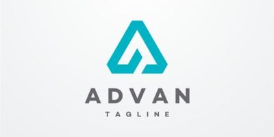 Advan Letter A Logo Design
