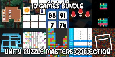 10 Unity Puzzle Games Bundle