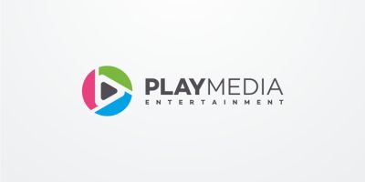 Play Media Symbol Logo Design