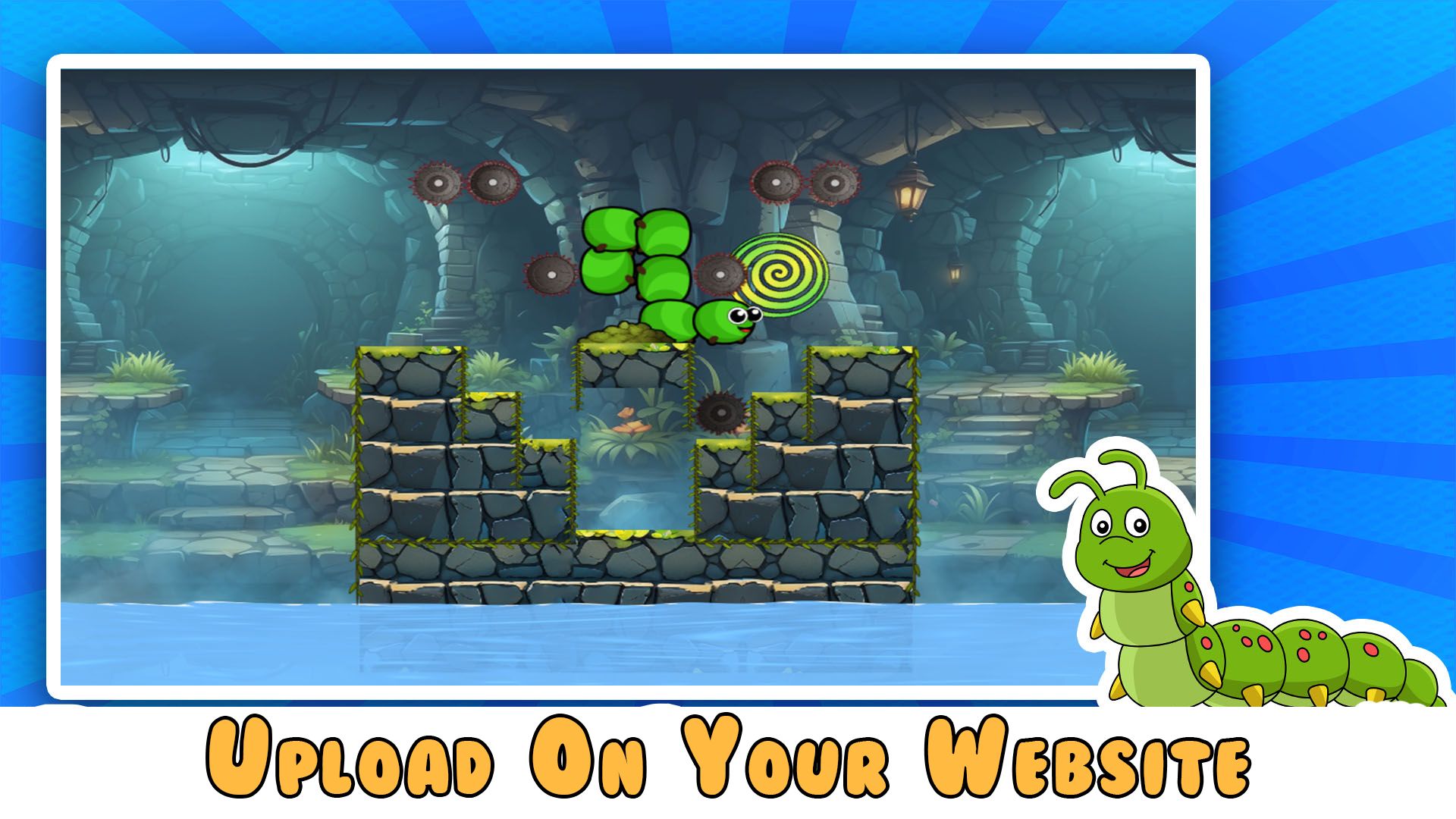 Hungry Caterpillar - HTML5 Construct3 Game by GamelauncherStudio | Codester