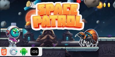 Space Patrol - HTML5 Construct3 Game