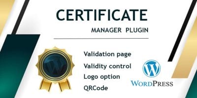 Certificate Manager WordPress Plugin 